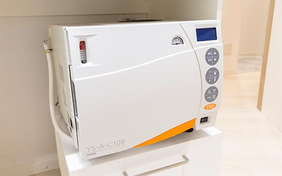 清潔でクリーンな院内環境を